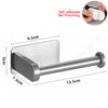 Porte-rouleaux de papier toilette en acier inoxydable à fixation murale
