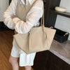 Soft PU Leather 2-in-1 Tote Bag Set for Women