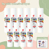 A set of 10 solid glue sticks in various colors and sizes for crafts and office use