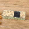 Vintage Wooden Rubber Stamp Set with Ink Pad