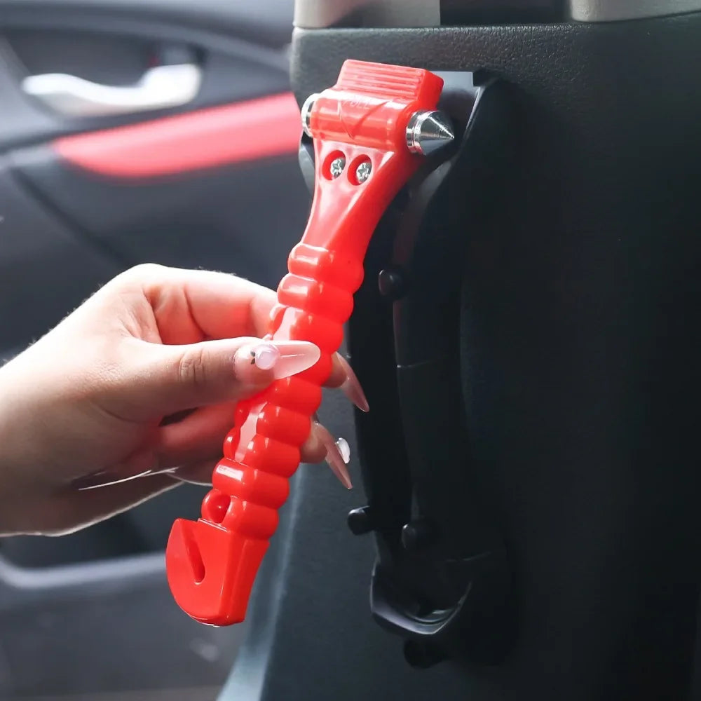 Emergency Escape Hammer with Seatbelt Cutter