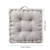 Modern Square Floor Cushion – Soft Cotton-Filled Seat Pad