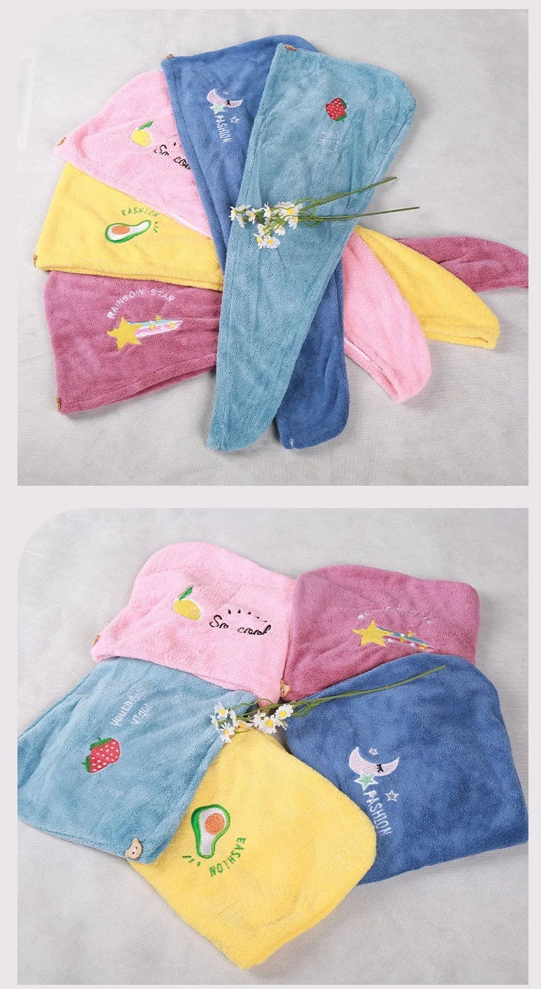 Ultra-Soft Quick-Dry Hair Towel Wrap