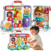 Montessori Busy Board with 54 Interactive Activities for Toddlers