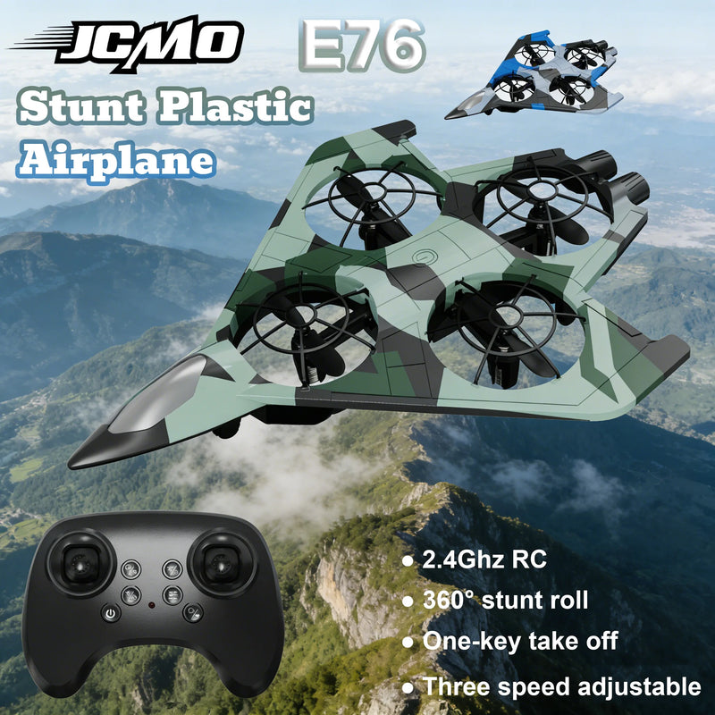 RC Stunt Fighter Airplane with Auto-Hover
