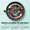 Self-Spinning Fruit & Vegetable Washer Bowl with Drain Holes