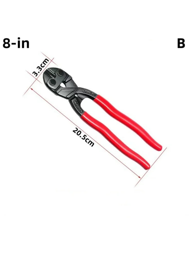 Heavy-Duty Bolt Cutter with Spring-Loaded Handles