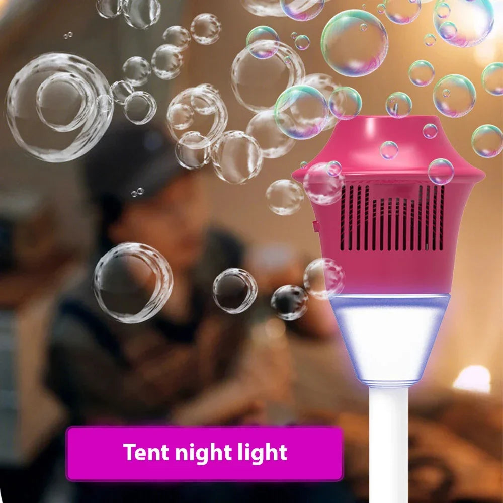 Stand Bubble Machine with Lights & Music for Outdoor Events