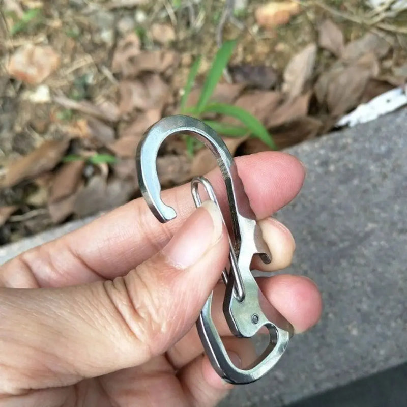 Edelstahl Multi-Tool Karabiner-Schlüsselanhänger