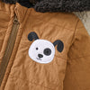 Cozy Fleece Baby Romper with Hood