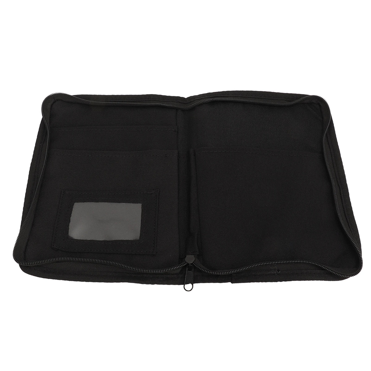 Organisateur de coffre de voiture noir avec six poches intérieures.