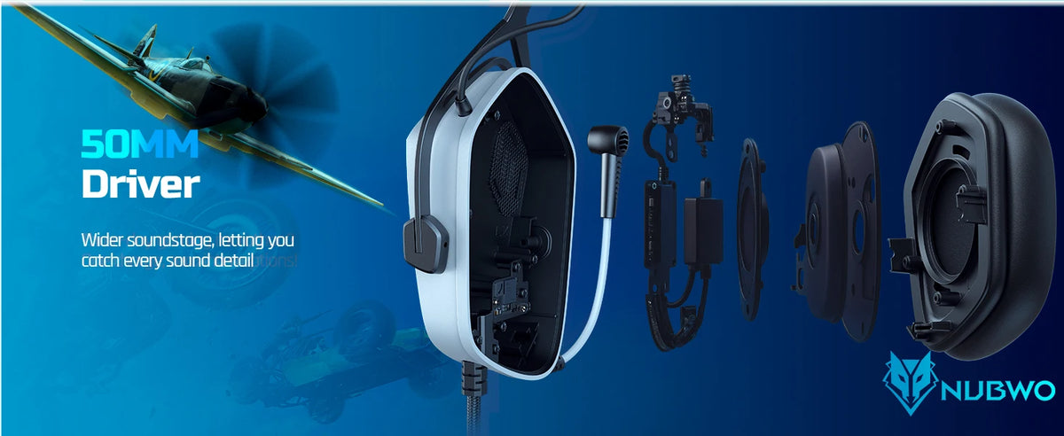 USB Gaming Headset with 7.1 Surround Sound and Noise-Cancelling Mic