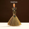 Natural Crystal Witch Broom for Cleansing and Feng Shui