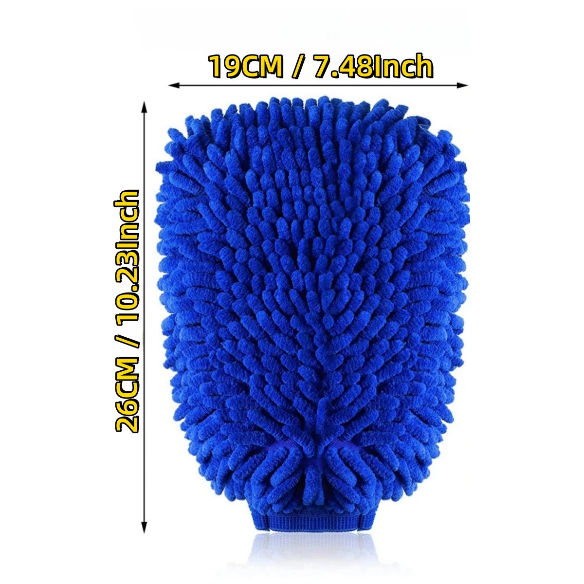 Premium Microfiber Chenille Car Wash Mitt – Scratch-Free & Ultra Absorbent