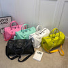 Crocodile Grain Large Capacity Travel Duffle Bag