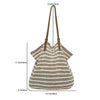 Hand-Knitted Cotton Tote Bag