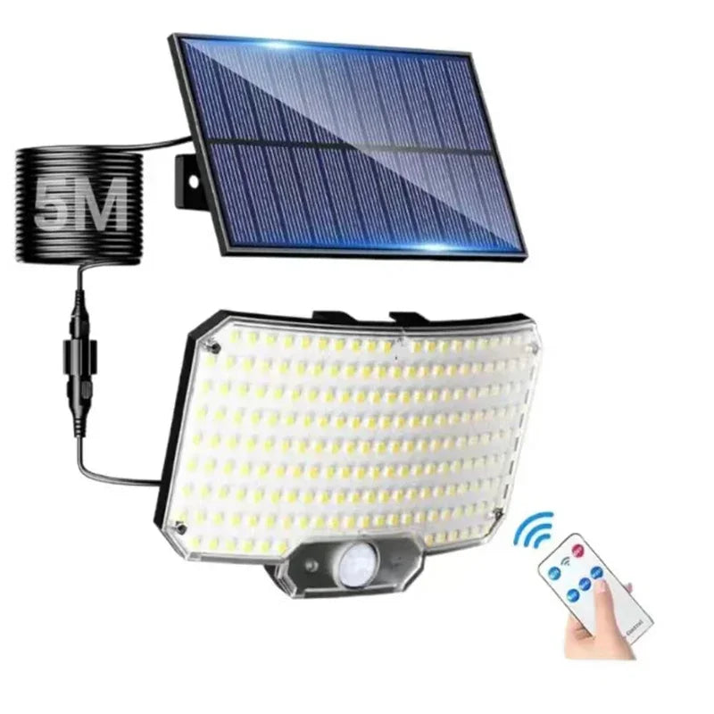 Solar-Powered LED Motion Sensor Wall Light
