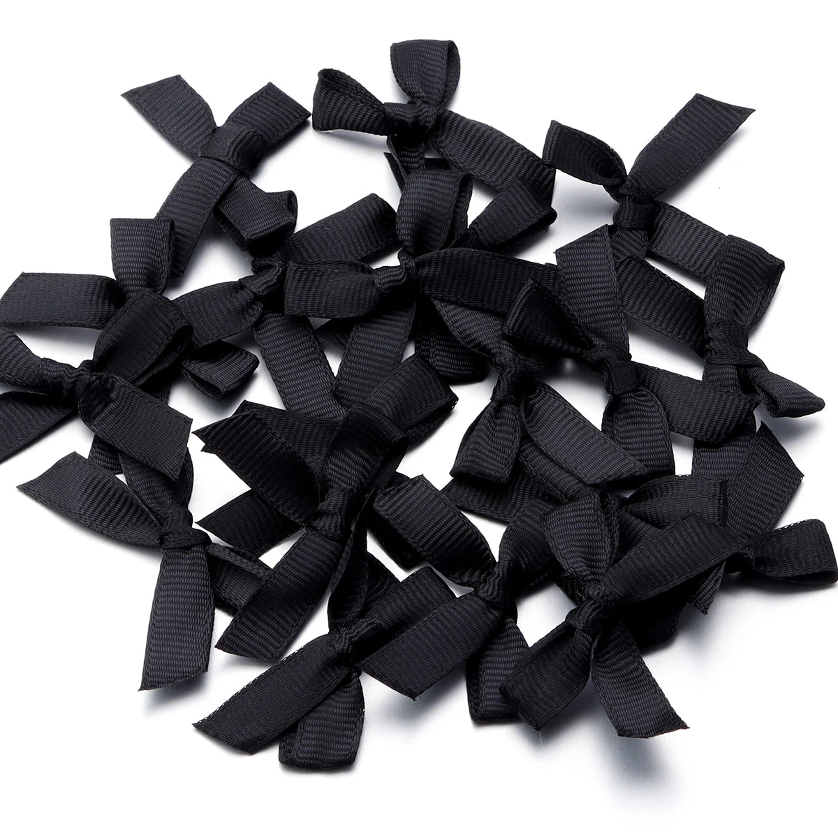 Satin Ribbon Bows for Crafts and DIY Projects (50-Pack)