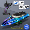 High-Speed Remote Control Speedboat with Double Propellers