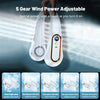 Ventilador de Cuello Sin Aspas Portátil con Pantalla Digital