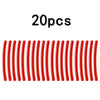 Glow-in-the-Dark Valve Caps for Car, Motorcycle & Bicycle Wheels (Set of 20)