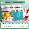 80-Color Acrylic Paint Marker Set