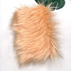 Fluffy peach colored faux fur fabric for DIY sewing and cosplay