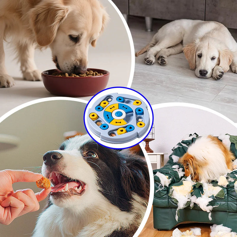 Interactive Dog Puzzle Toy for Slow Feeding & Mental Stimulation