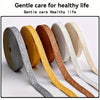 A collection of various colored 3D foam wall trim border stickers in shades of yellow, orange, gray, and white.