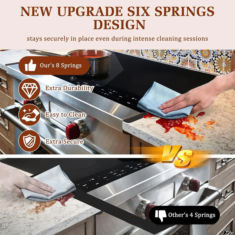 Adjustable Stainless Steel Stove Gap Cover