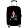 Gold Letter Series Elastic Luggage Cover