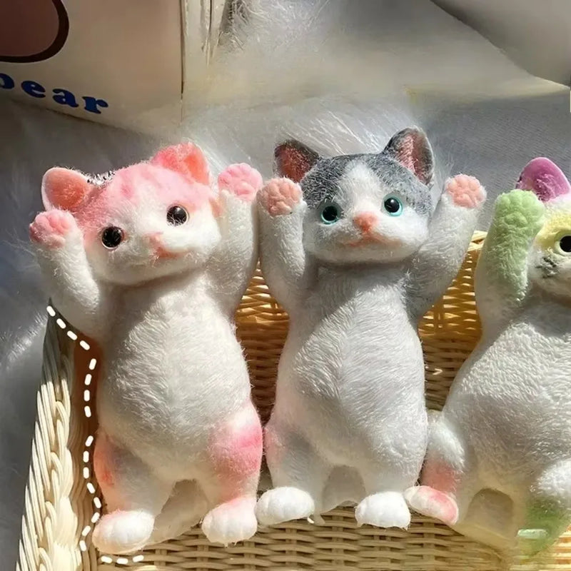 Realistic Cat Squeeze Toy for Stress Relief