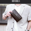 Men's Leather Clutch Wallet with Phone Pocket