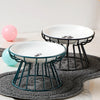 Elevated Ceramic Pet Bowl with Non-Slip Stand