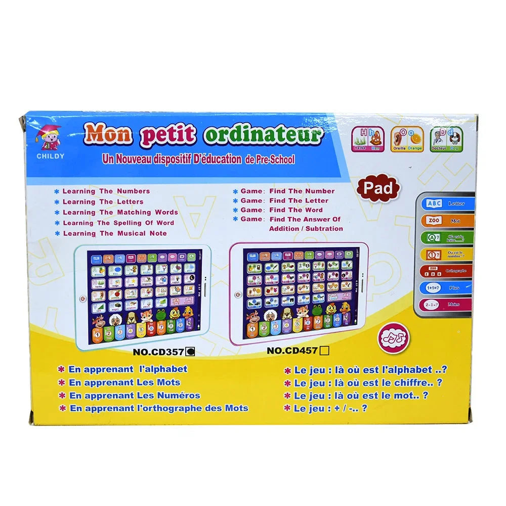 Interactive Learning Tablet for Kids – Bilingual Educational Toy