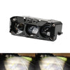 Dual Color LED Spotlight with High/Low Beam for Motorcycles and Vehicles