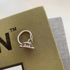 925 Sterling Silver Geometric Adjustable Ring