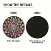 Vintage Mandala Silicone Cup Holder Coasters (Set of 2)