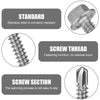 Self-Drilling Roofing Screws with Rubber Washer - Stainless Steel Hex Head
