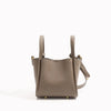 Minimalist Vegan Leather Crossbody Bucket Bag