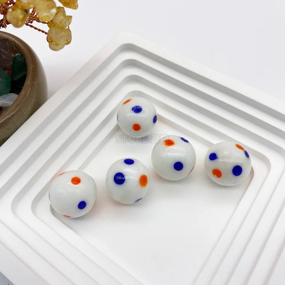 Handcrafted Glass Marbles Set for Games, Décor & Collecting