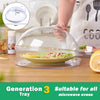 Microwave Splatter Guard with Steam Vent and Handle