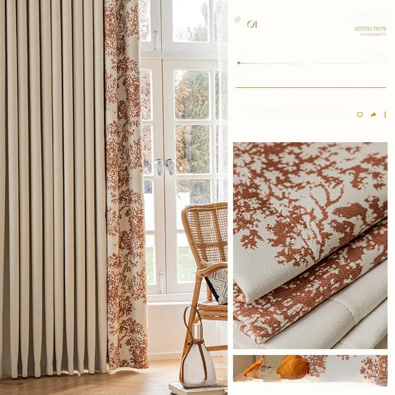 Luxury Chenille Blackout Curtains