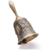 Vintage Brass Hand Bell for Service, Weddings & Home Decor