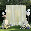 Shimmering Satin Backdrop Curtain Panels