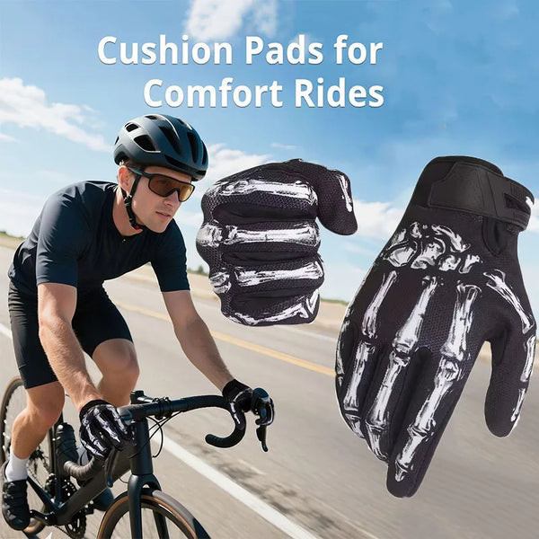Anti-Slip Full Finger Cycling Gloves for Road and Mountain Biking