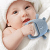 Baby Teething Gloves with Cartoon Bear Design