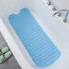 Extra Long Non-Slip Bathtub Mat with Suction Cups & Drain Holes