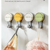 Strong Vacuum Suction Hooks with Adhesive Mount, No-Drilling Design for Home and Bathroom