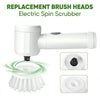 Cordless Electric Spin Scrubber with 5 Brush Heads